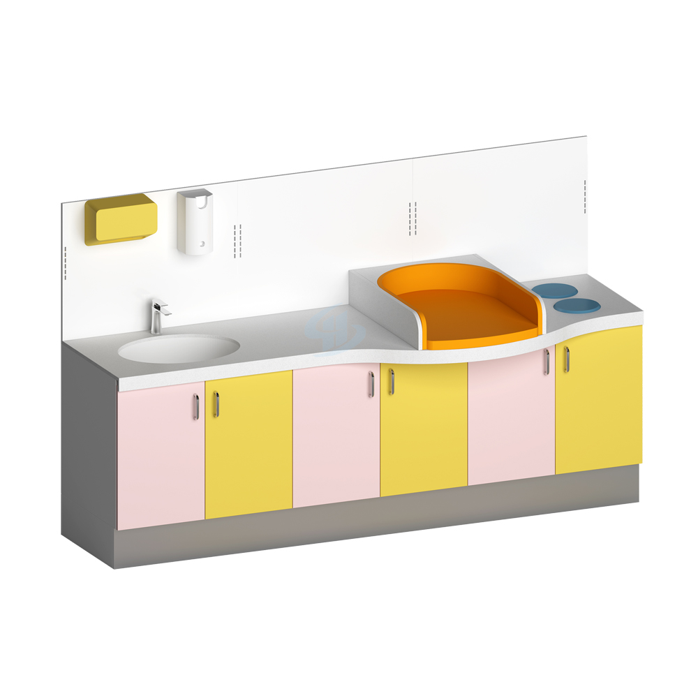 Baby care operating table